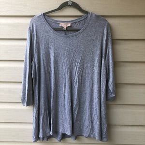 ❤️ NWT 1X Philosophy Grey Swing Top.